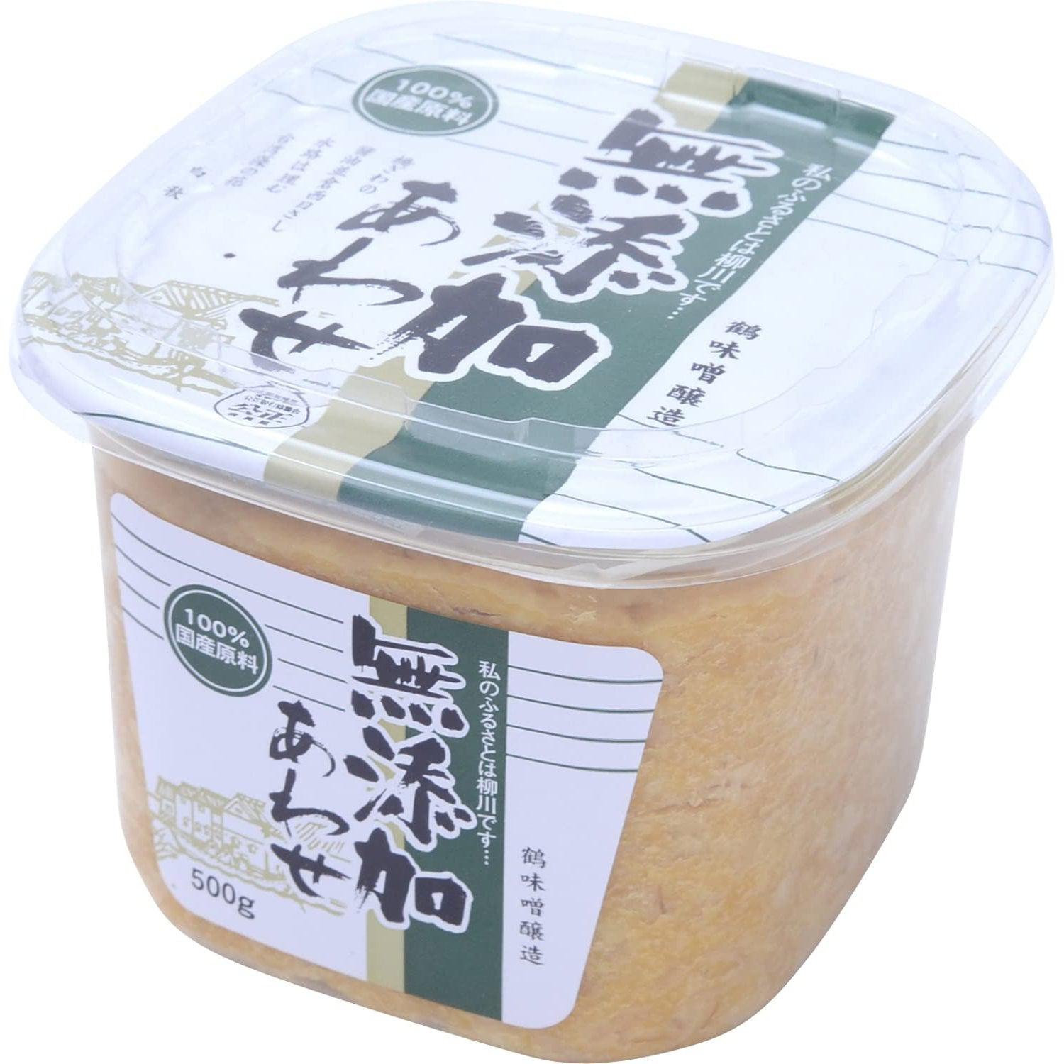 Tsurumiso Jyozo Hakushu Additive Free Awase Miso (Mixed Miso Paste) 500g, Japanese Taste