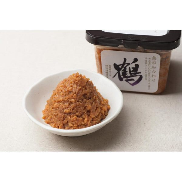 Tsurumiso Jyozo Namikura Additive Free Awase Miso (Mixed Miso Paste) 500g, Japanese Taste