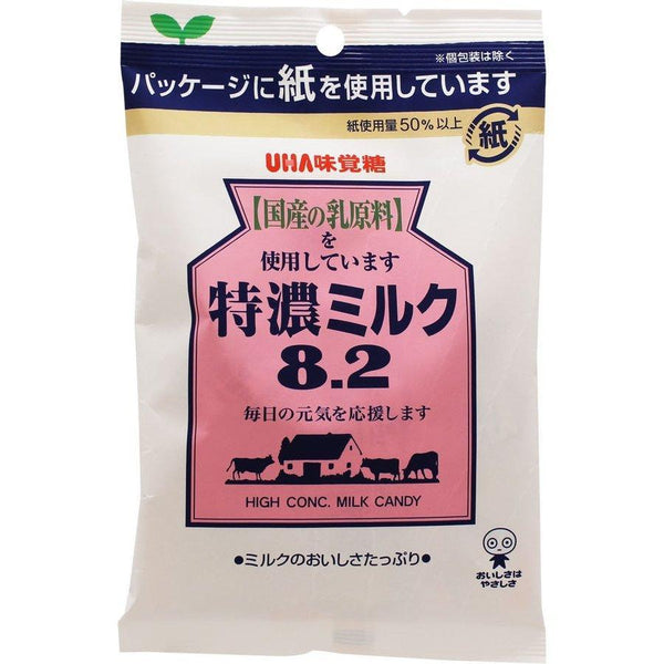 UHA Mikakuto 8.2 Milk Candy High Concentrated Milk Candies 88g, Japanese Taste