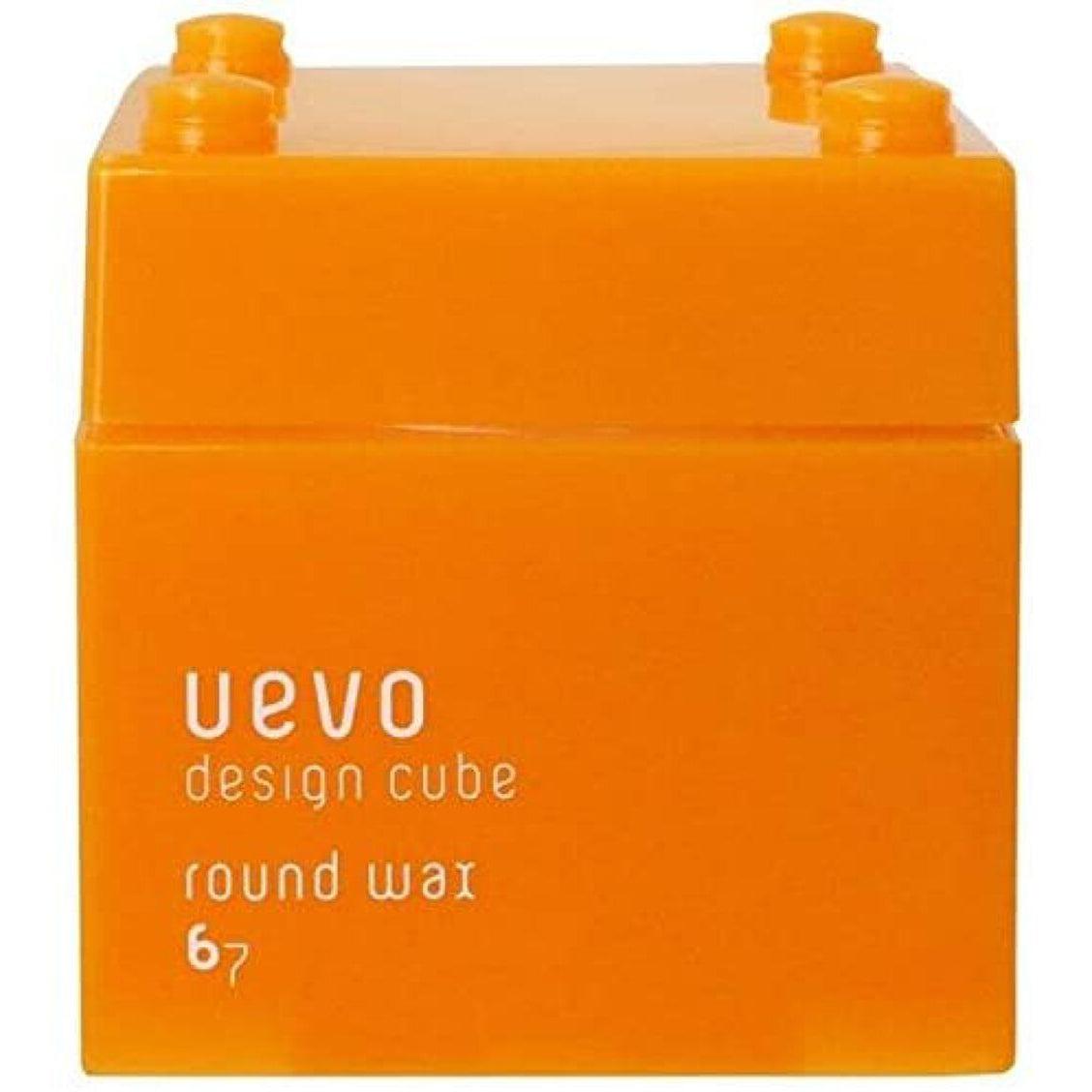 Uevo Design Cube Round Hair Wax 80g-Japanese Taste