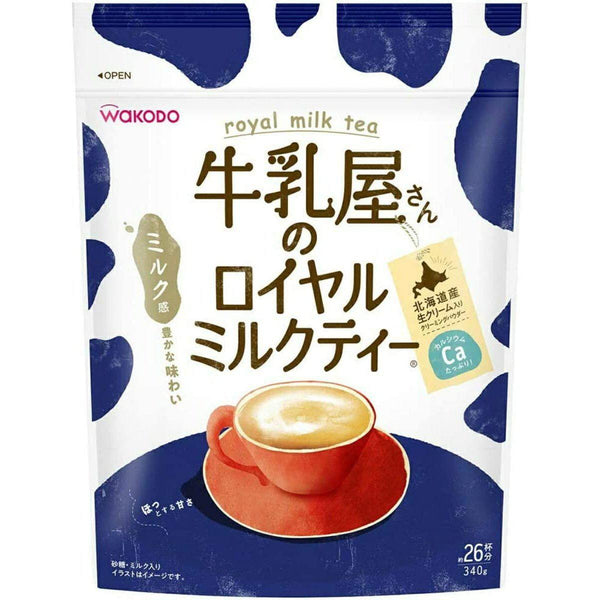 Wakodo Royal Milk Tea Powder 340g, Japanese Taste
