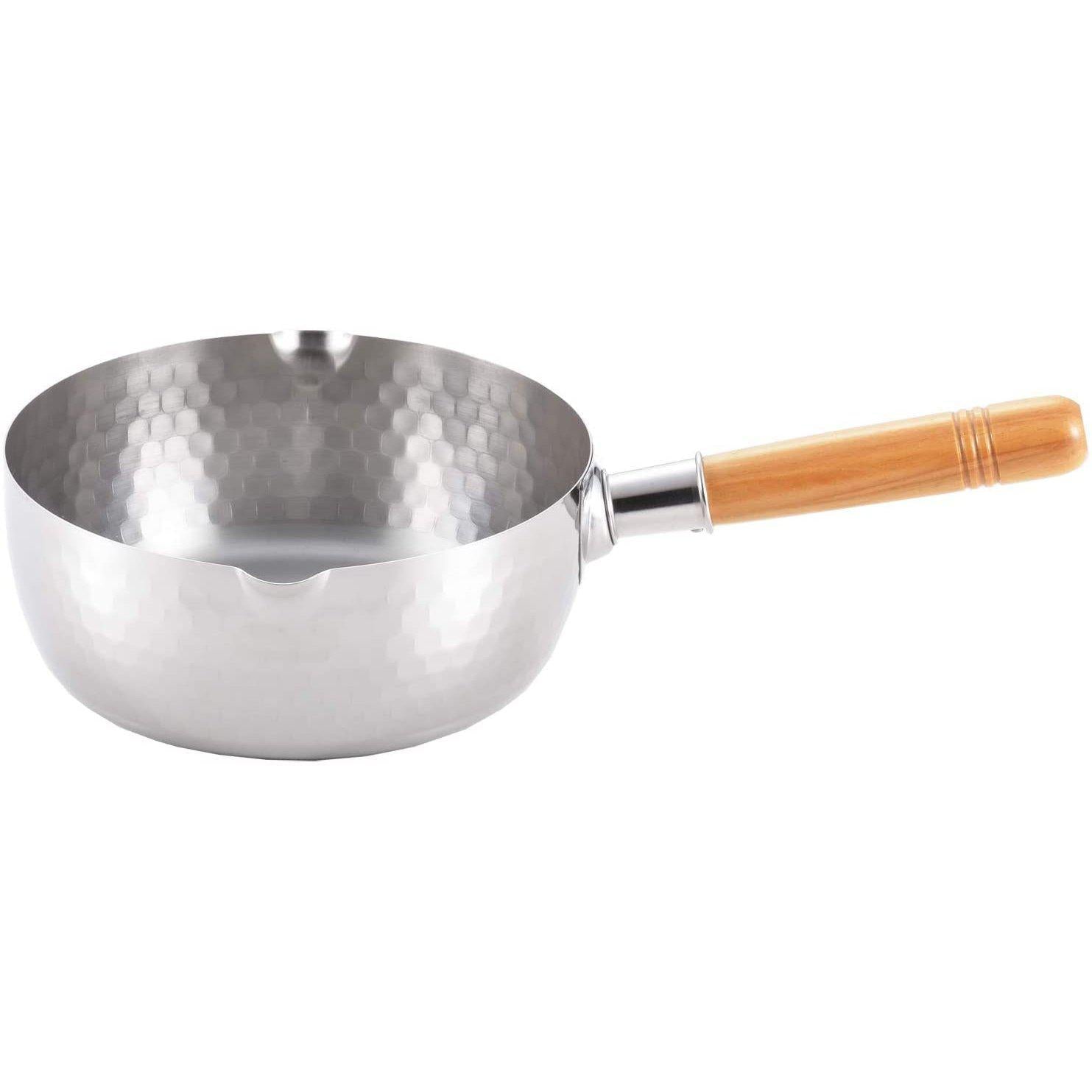 Stainless Steel Yukihira Pan, Japanese-style Yukihira Flat Pan, Non-stick  Soup Pot With Cover, Food Supplement Pan, Instant Noodle Pot, Wooden Detachable  Handle Cook Pot, Soup Pot, Milk Pot, Cookware, Kitchenware - Temu